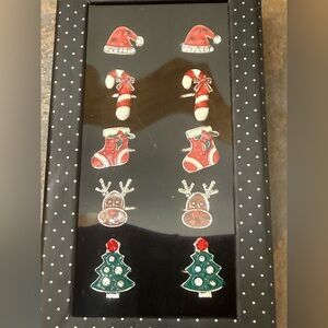 NWT Paparazzi Starlet Shimmer Red and Green Christmas Ring Set